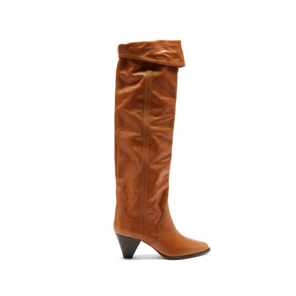 Isabel Marant Remko Over The Knee Western Boots Size EU 36 US 6 - Picture 2 of 16
